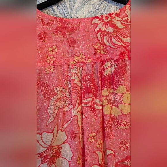 Joie Pink Floral Blouse - Picture 9 of 9